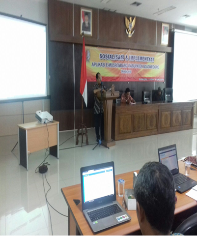 Rapat Bimtek Aplikasi e-Musrenbang Tahun 2018