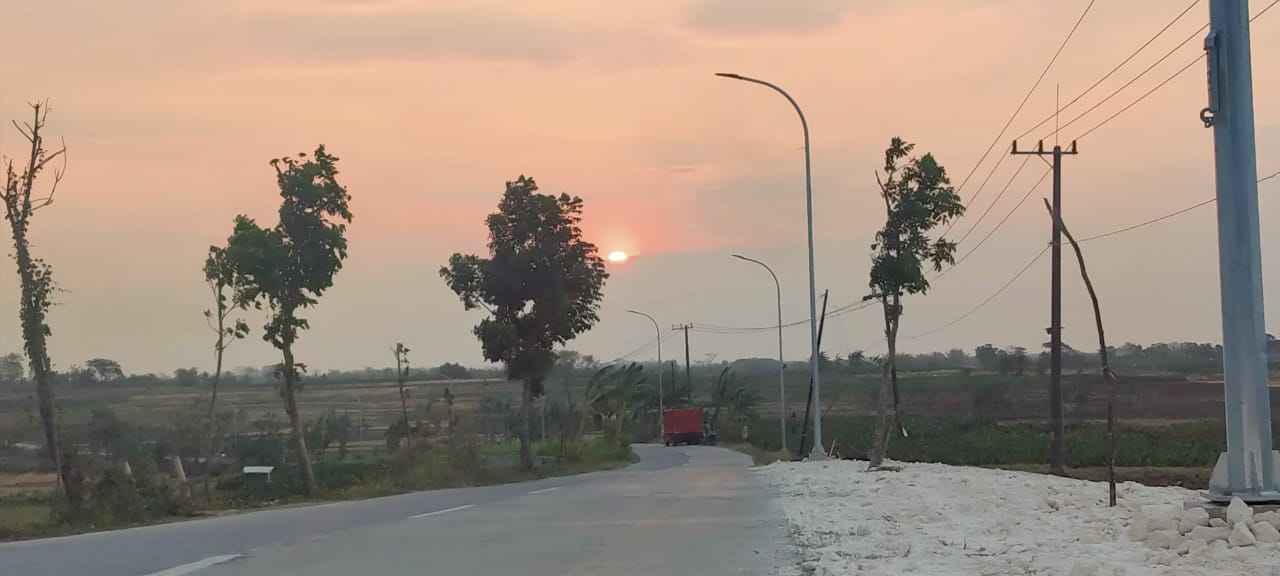 Perbaikan Jalan COR di Bojonegoro