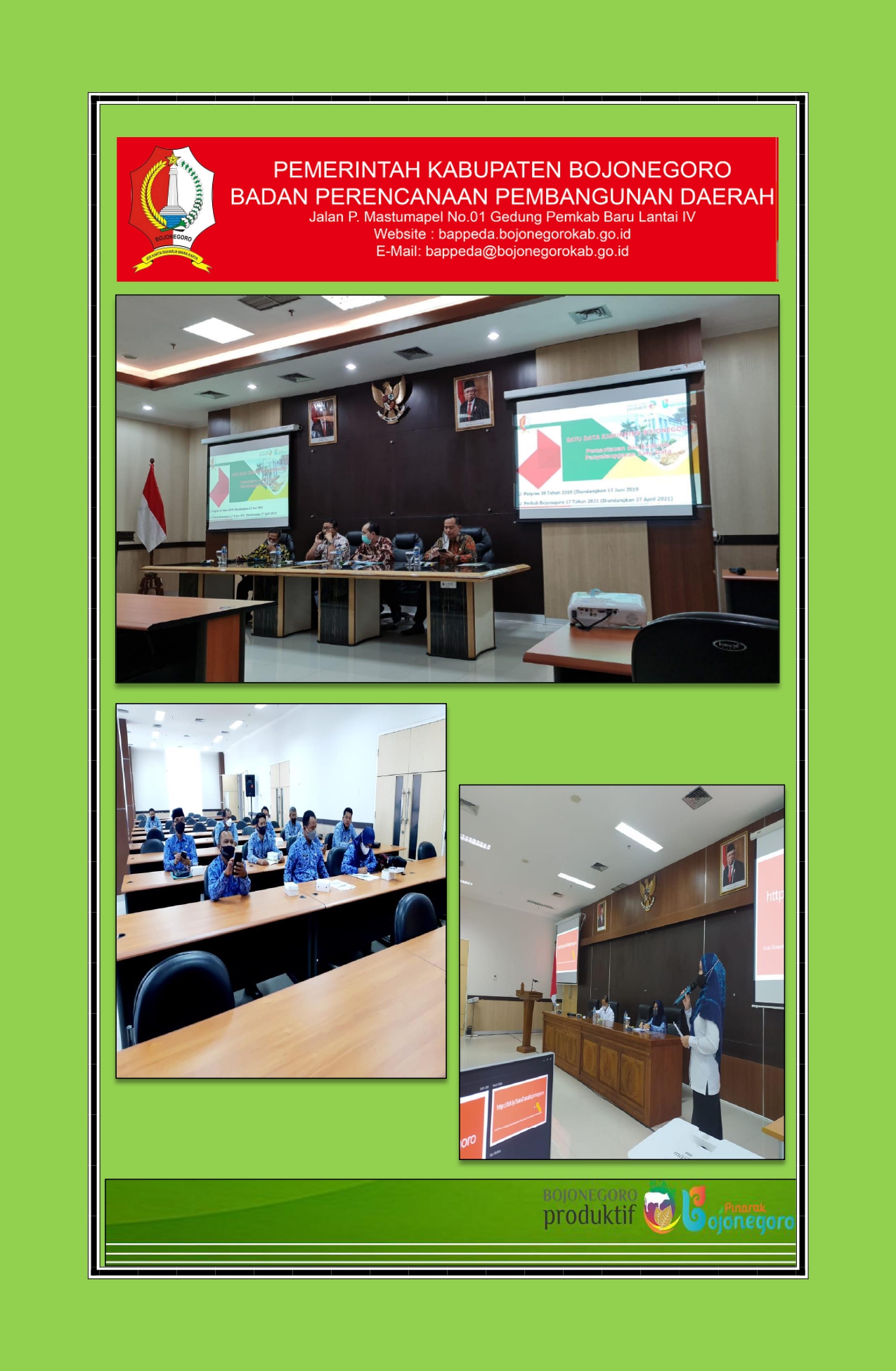 Rapat Koordinasi Forum Satu Data Kab. Bojonegoro