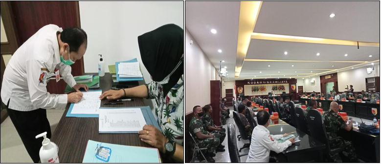 Rapat Pelaksanaan TMMD Ke - 115 di Makodam V Brawijaya