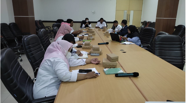 DOKUMENTASI RAPAT PENYUSUNAN LAPORAN AKHIR  KEGIATAN PENYUSUNAN IPG IDG TAHUN 2022
