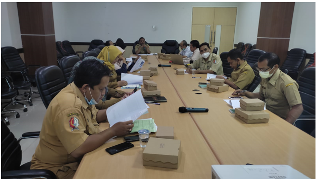 RAPAT PENYUSUNAN LAPORAN AKHIR KEGIATAN PENGHITUNGAN INFLASI TAHUN 2022