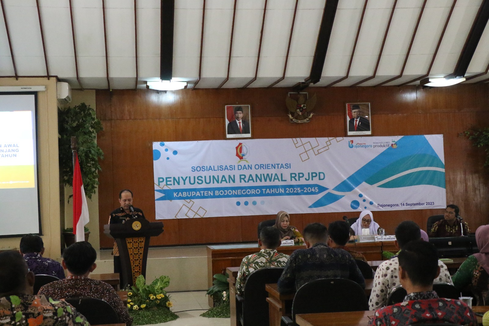 Sosialisasi dan Orientasi Penyusunan Ranwal RPJPD Kabupaten Bojonegoro Tahun 2025 - 2045