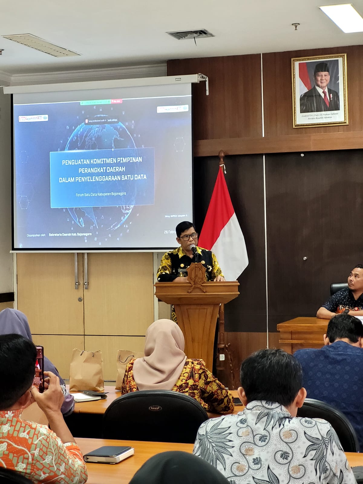 Perkuat Tata Kelola Data, Pemerintah Kabupaten Bojonegoro Gelar Rakor Forum Satu Data 2026