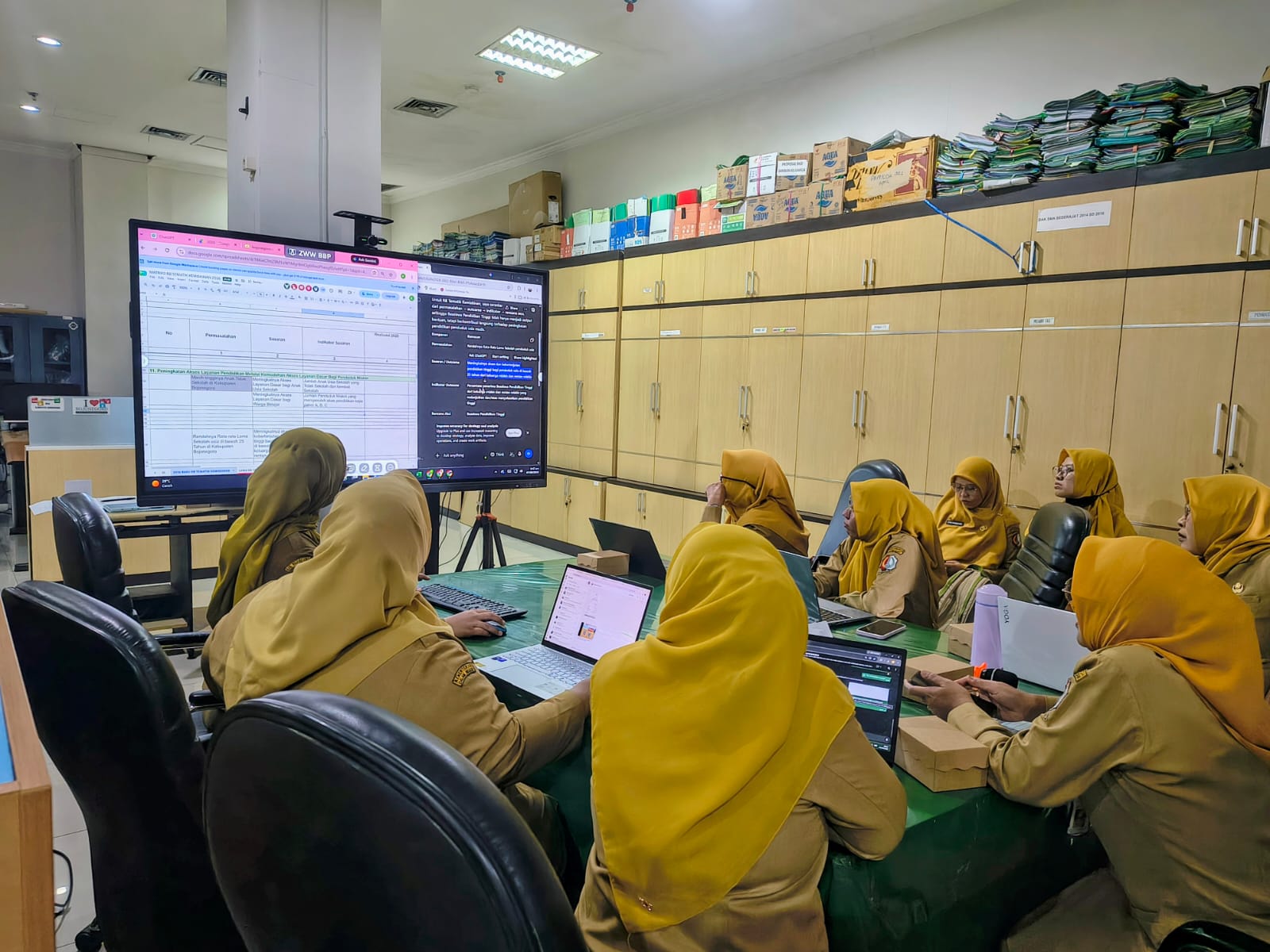 Bappeda Bojonegoro Gelar Desk Pengisian Matriks Rencana Aksi RB Tematik Kemiskinan Tahun 2026