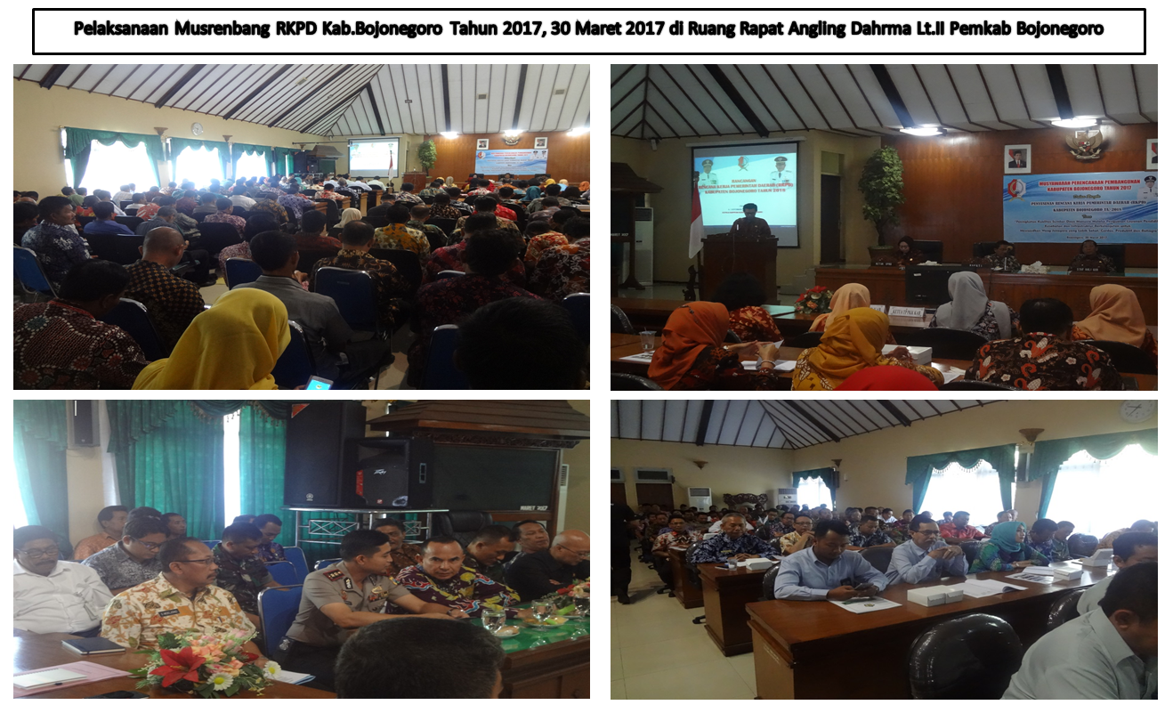 Musrenbang RKPD Kab.Bojonegoro Tahun 2017