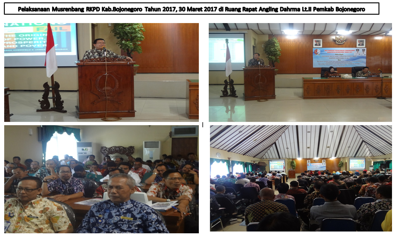 Musrenbang RKPD Kab.Bojonegoro Tahun 2017