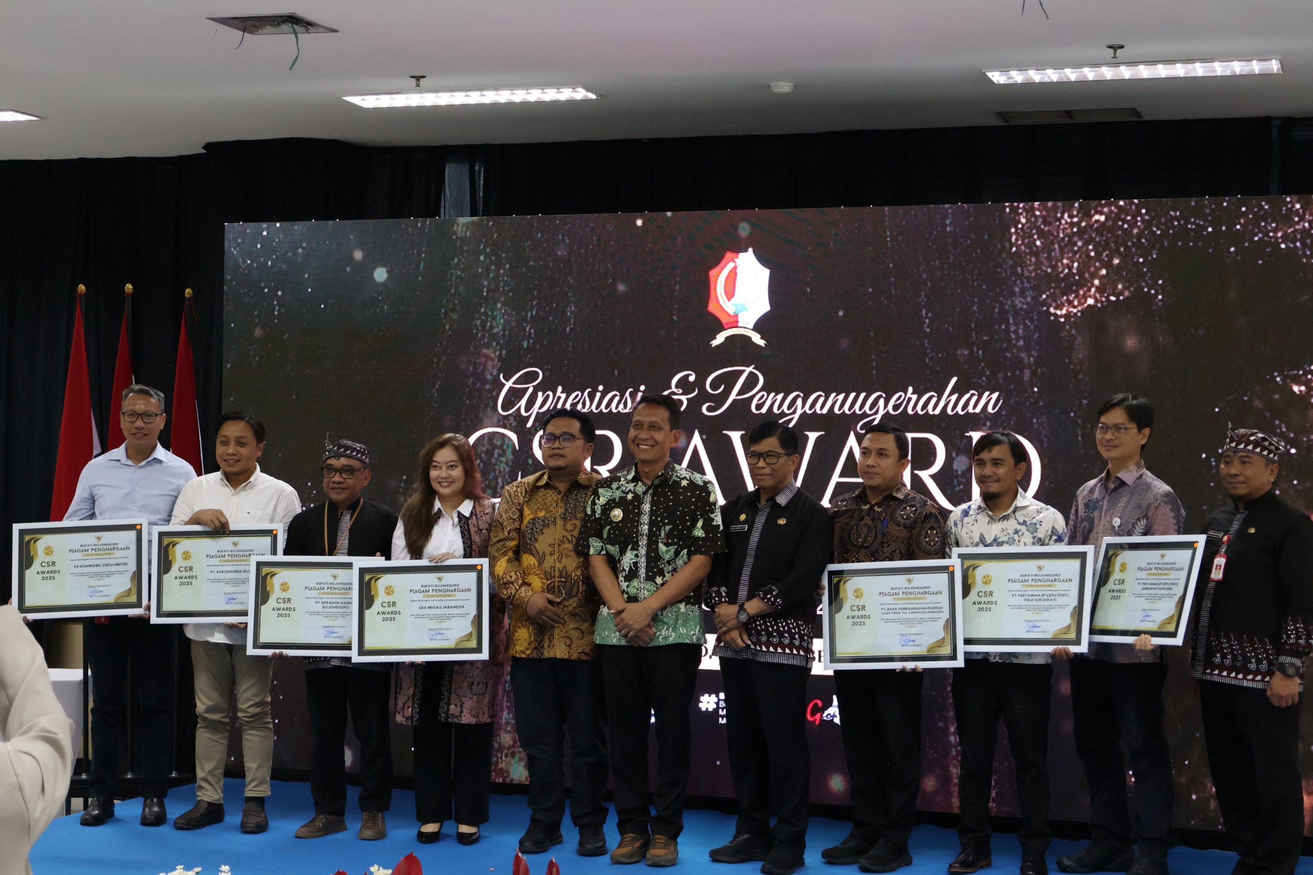 PENGHARGAAN CSR AWARD 2025 KABUPATEN BOJONEGORO